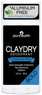 Clay Dry BOLD - Charcoal Mint Vegan Deodorant 2.8 oz.